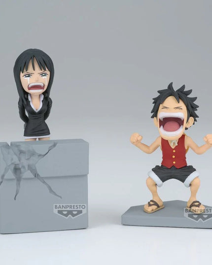 One Piece Monkey D. Luffy & Nico Robin Log Stories World Collectable Figure