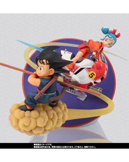 Dragon Ball Figur Son Goku & Bulma 18cm