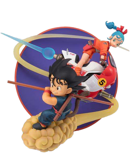 Dragon Ball Figur Son Goku & Bulma 18cm