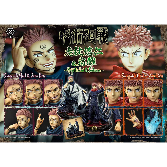 Jujutsu Kaisen Yuji Itadori & Sukuna Diorama 1/6 Resin Statue