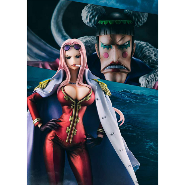 One Piece Black Cage Hina Figur (Neuauflage) P.O.P. Limited Edition