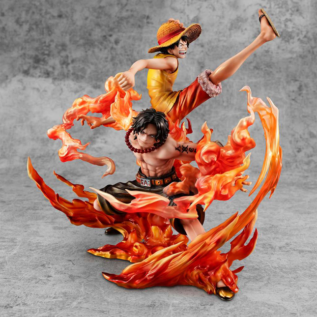 One Piece Luffy & Ace Diorama 20th Anniversary P.O.P. Neo-Maximum