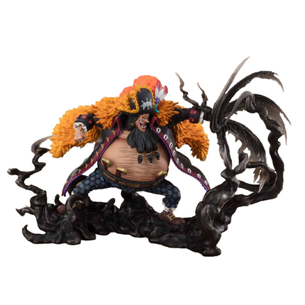 One Piece Blackbeard Figur 24cm Kurouzu Version von Tamashii Nations - Figuarts ZERO Extra Battle.