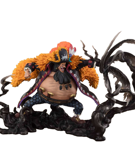 One Piece Blackbeard Figur 24cm Kurouzu Version von Tamashii Nations - Figuarts ZERO Extra Battle.