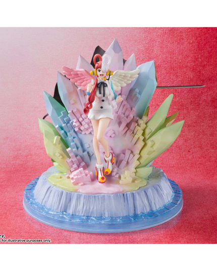 One Piece Figur Shanks & Uta 24cm