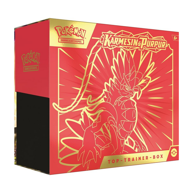 Pokémon Karmesin & Purpur Top Trainer Box Koraidon KP-01 (Deutsch)